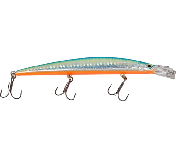 Воблер Strike Pro Top Water Minnow 130 цвет: A150-713 UV Blue Silver OB JL-158F#A150-713