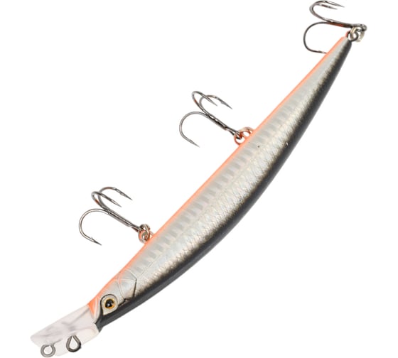 Воблер Strike Pro Top Water Minnow 130 цвет: GC01S/A70-713 Double Black Silver OB/Mat Tiger JL-158F#GC01S/ JL-158F#GC01S/A70-713S