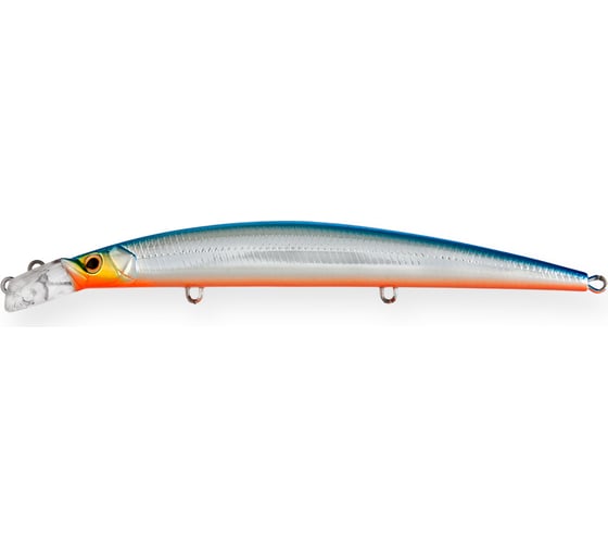 Воблер Strike Pro Top Water Minnow 130 цвет: 626E Blue Silver OB JL-158F#626E