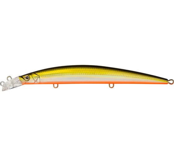 Воблер Strike Pro Top Water Minnow 130 цвет: 612T Natural Shad Silver JL-158F#612T