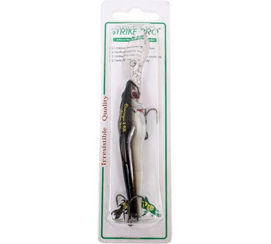 Воблер Strike Pro Challenger X Deep Diver 90L цвет: A010-EP Black Back Silver EG-076CL-F#A010-EP
