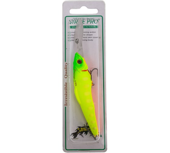 Воблер Strike Pro Challenger X Deep Diver 90L цвет: A178S Lemon Mat Tiger EG-076CL-F#A178S