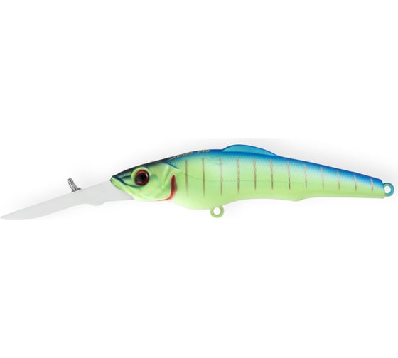 Воблер Strike Pro Challenger X Deep Diver 90L цвет: 597S Blue Mat Tiger EG-076CL-F#597S 1