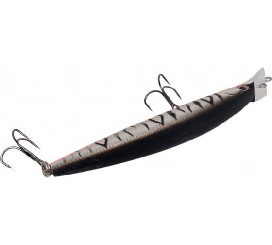 Воблер Strike Pro Top Water Minnow 90 цвет: A243ES Grey Shadow Mat Tiger JL-179F#A243ES