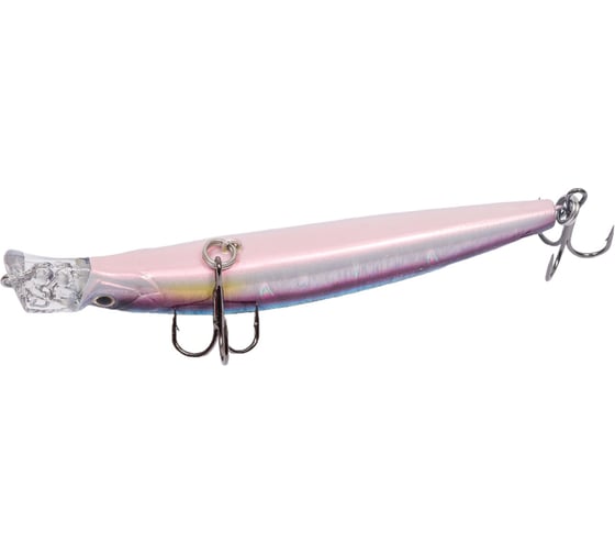 Воблер Strike Pro Top Water Minnow 90 цвет: A210-SBO-RP Rainbow Ghost Wakasagi JL-179F#A210-SBO-RP