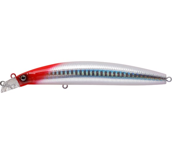 Воблер Strike Pro Top Water Minnow Long Casting 110 цвет: 022PPP-713 Redhead Silver JL-176F#022PPP-713 1