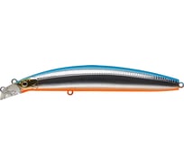 Воблер Strike Pro Top Water Minnow Long Casting 130 цвет: 626E Blue Silver OB JL-177F#626E