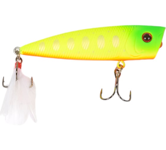 Воблер Strike Pro Ott-R-Pop 60 цвет: A178S Lemon Mat Tiger EG-004#A178S