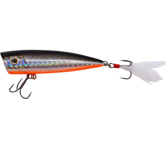 Воблер Strike Pro Ott-R-Pop 60 цвет: A70-713 Black Silver OB EG-004#A70-713 1