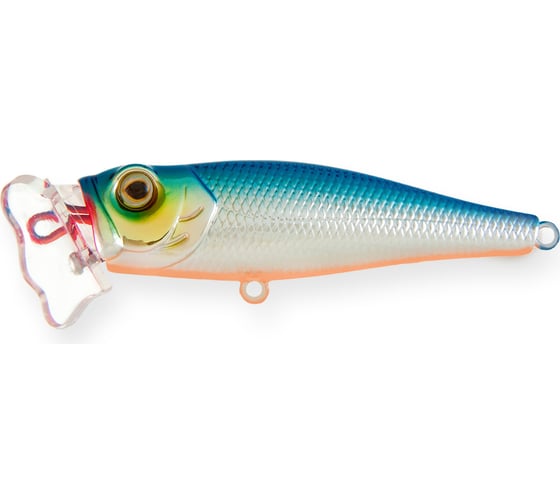 Воблер Strike Pro Bubble Glisser 65 цвет: 626E Blue Silver OB EG-046WL#626E 1