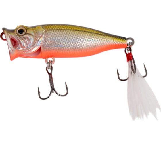 Воблер Strike Pro Pike Pop 60 цвет: 612T Natural Shad Silver SH-002BA#612T