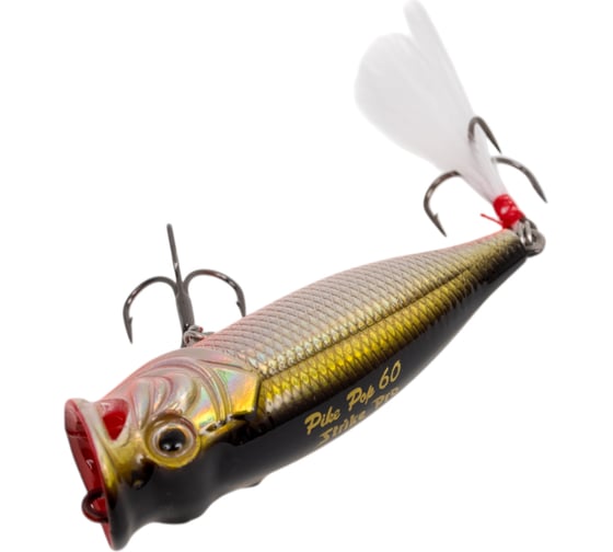 Воблер Strike Pro Pike Pop 60 цвет: 612T Natural Shad Silver SH-002BA#612T