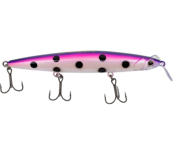 Воблер Strike Pro Scooter Minnow 110F цвет: C457F Purple Milk UV EG-186F#C457F