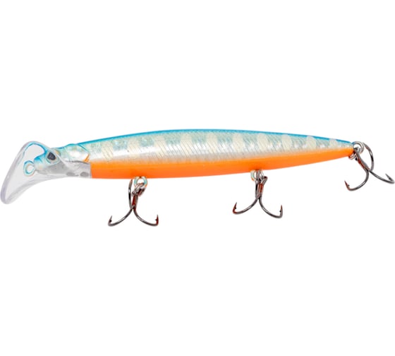 Воблер Strike Pro Scooter Minnow 110F цвет: A150-713 UV Blue Silver OB EG-186F#A150-713