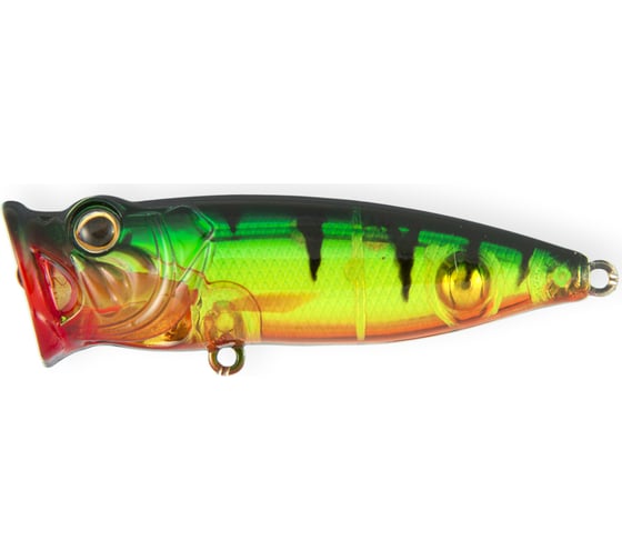 Воблер Strike Pro Pike Pop 70 цвет: A102G Transparent Perch SH-002C#A102G 1