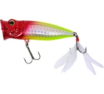 Воблер Strike Pro Pike Pop 70 цвет: X10-713 Clown Silver SH-002C#X10-713