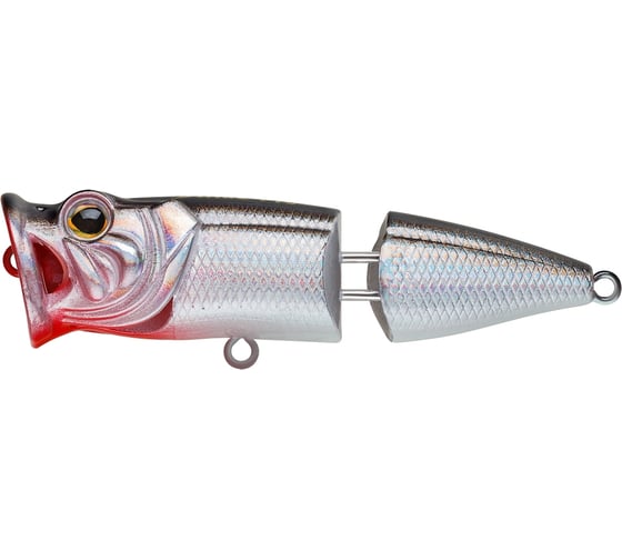 Воблер Strike Pro Pike Pop Joint 75 цвет: A010-EP Black Back Silver SH-002CJ#A010-EP