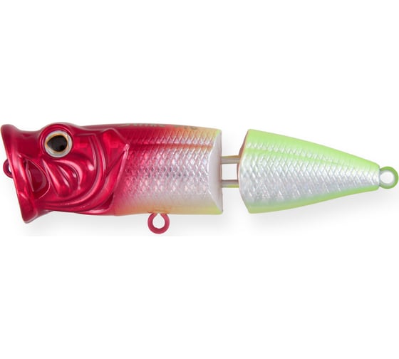 Воблер Strike Pro Pike Pop Joint 75 цвет: X10-SBO Clown Silver SH-002CJ#X10-SBO