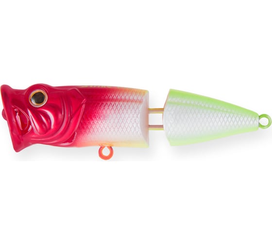 Воблер Strike Pro Pike Pop Joint 95 цвет: X10 Clown Silver SH-002DJ#X10