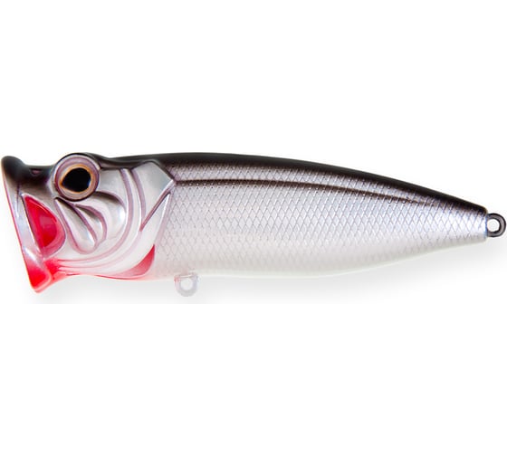 Воблер Strike Pro Pike Pop Mini 45 цвет: A010 Black Back Silver SH-002B#A010-EP 1