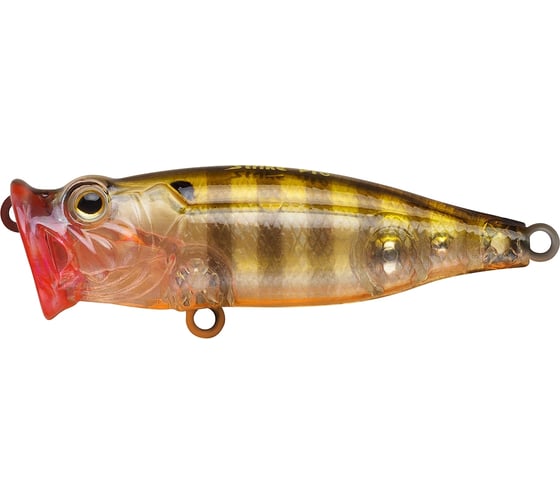 Воблер Strike Pro Pike Pop Mini 45 цвет: A68G Broun Gill Transparent SH-002B#A68G 1