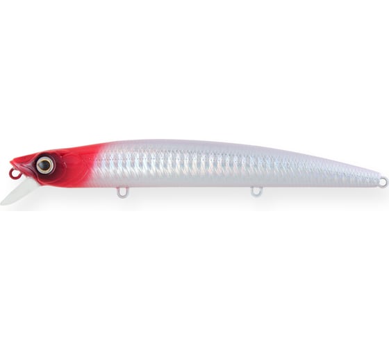 Воблер Strike Pro Wiggle Stick 140 цвет: 022PPP-713 Redhead Silver EG-031F#022PPP-713
