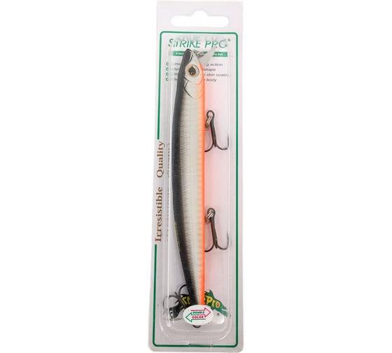 Воблер Strike Pro Wiggle Stick 140 цвет: GC01S/A70-713 Double Black Silver OB/Mat Tiger EG-031F#GC01S/A70- EG-031F#GC01S/A70-713S