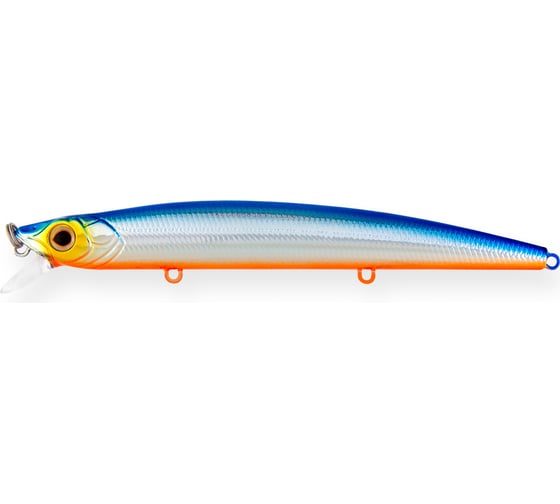Воблер Strike Pro Wiggle Stick 140 цвет: 626E Blue Silver OB EG-031F#626E