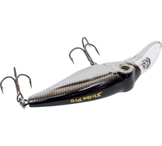Воблер Strike Pro Pygmy 40 цвет: A010-EP Black Back Silver EG-073F#A010-EP