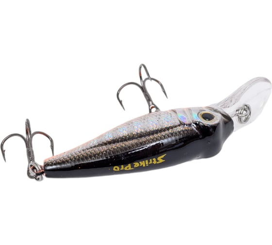 Воблер Strike Pro Pygmy 40 цвет: A70-713 Black Silver OB EG-073F#A70-713