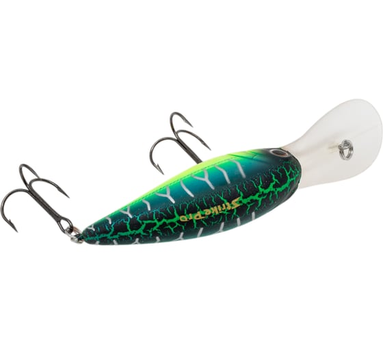 Воблер Strike Pro Wormouth Wobbler 62 цвет: A223S-RP Pearl Mat Tiger EG-037F#A223S-RP