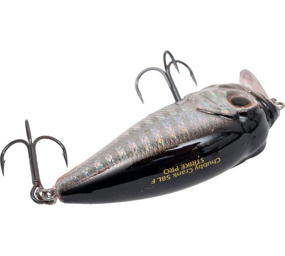 Воблер Strike Pro Chubby Crank 58L цвет: A70-713 Black Silver OB JL-038L#A70-713