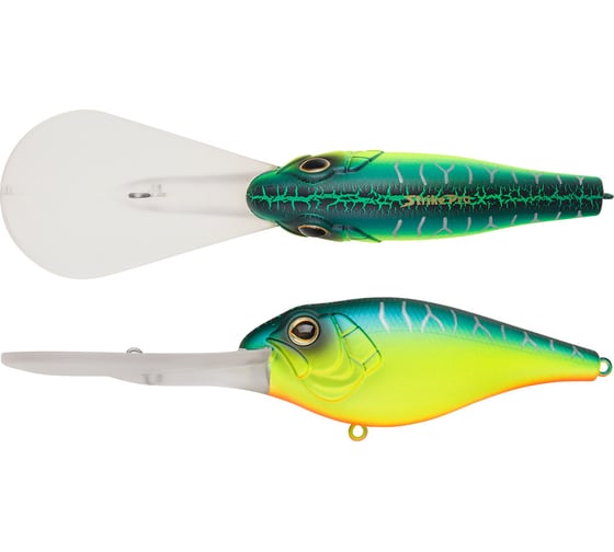 Воблер Strike Pro Crankee Deep Diver 85 цвет: A223S-RP Pearl Mat Tiger EG-053F#A223S-RP 1