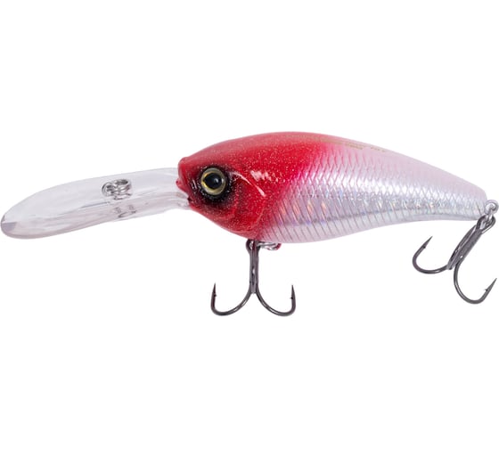 Воблер Strike Pro Crankee Deep Diver 70 цвет: 022PPP-713 Redhead Silver JL-037F#022PPP-713