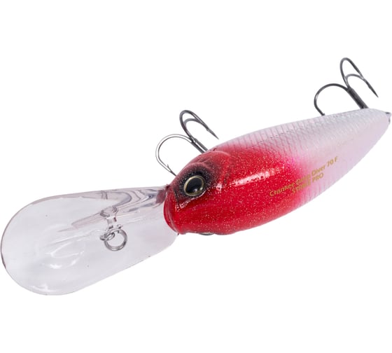 Воблер Strike Pro Crankee Deep Diver 70 цвет: 022PPP-713 Redhead Silver JL-037F#022PPP-713