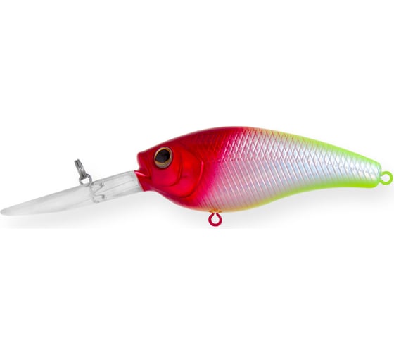 Воблер Strike Pro Crankee Deep Diver 70 цвет: X10 Clown Silver JL-037F#X10-SBO
