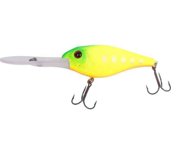 Воблер Strike Pro Crankee Deep Diver 85 цвет: A178S Lemon Mat Tiger EG-053F#A178S
