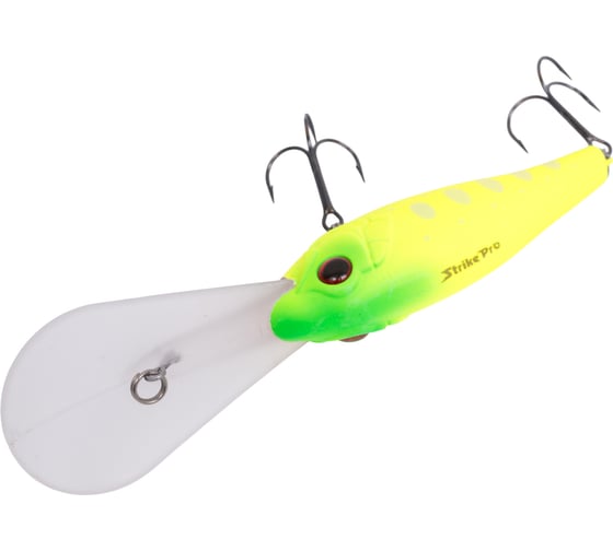 Воблер Strike Pro Crankee Deep Diver 85 цвет: A178S Lemon Mat Tiger EG-053F#A178S