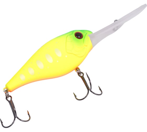 Воблер Strike Pro Crankee Deep Diver 85 цвет: A178S Lemon Mat Tiger EG-053F#A178S