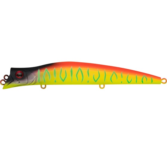 Воблер Strike Pro Darter-R Queen 130 цвет: A242S Sunrise Mat Tiger JL-152F#A242S