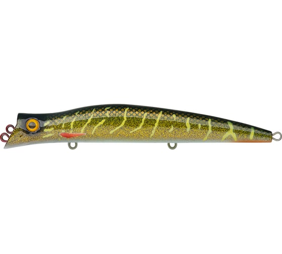 Воблер Strike Pro Darter-R Queen 130 цвет: JV012 Green Motoroil Pike UV JL-152F#JV012-UV