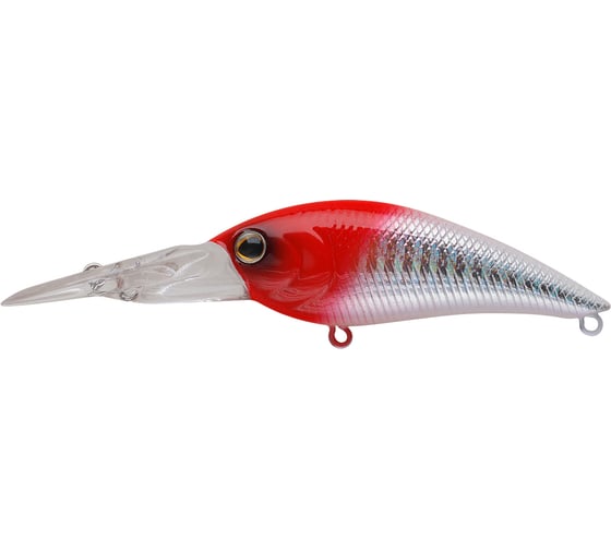 Воблер Strike Pro Classic Shad 70 цвет: 022PPP-713 Redhead Silver EG-013F#022PPP-713