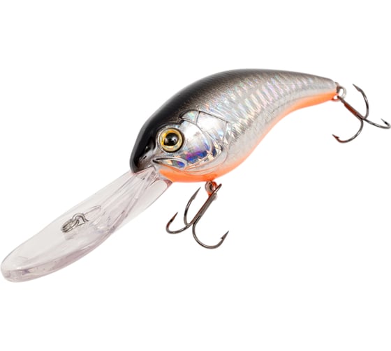 Воблер Strike Pro Crankee Runner 80 цвет: A70-713 Black Silver OB EG-042F#A70-713