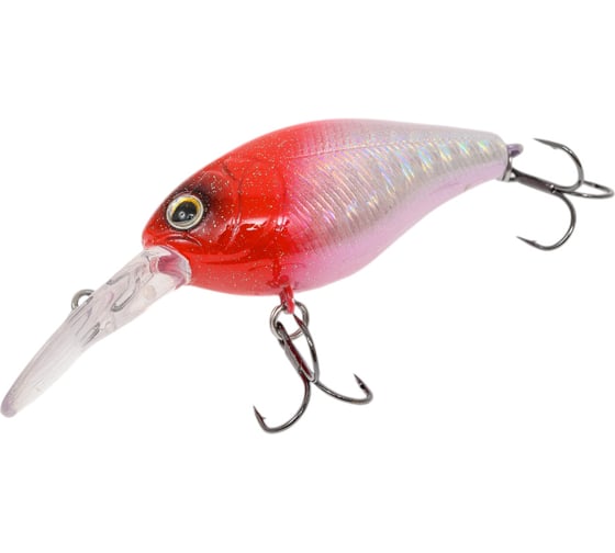 Воблер Strike Pro Cranky-X Deep 50 цвет: 022PPP-713 Redhead Silver EG-165L#022PPP-713