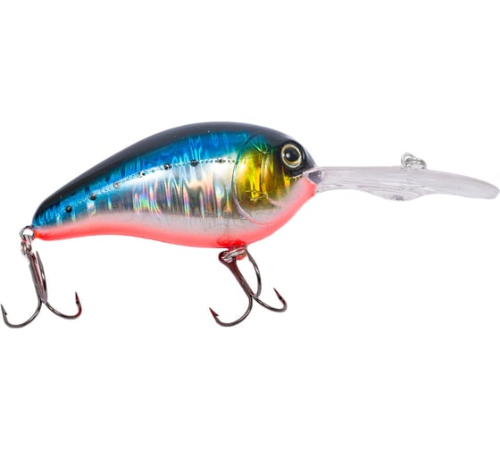 Воблер Strike Pro Wormouth Wobbler 72 цвет: A234-SBO-LU Blue Back Silver OB Fluo EG-038F#A234-713-LU