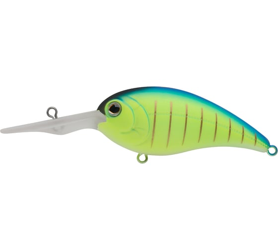 Воблер Strike Pro Wormouth Wobbler 72 цвет: 597S Blue Mat Tiger EG-038F#597S 1