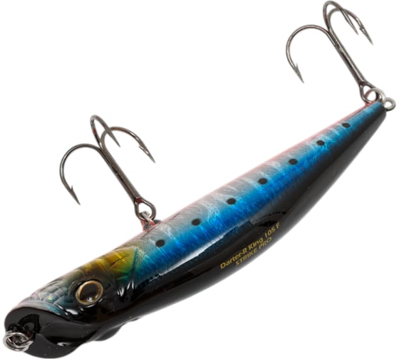 Воблер Strike Pro Darter-R King 105 цвет: A234-SBO-LU Blue Back Silver OB Fluo EG-024F#A234-SBO-LU