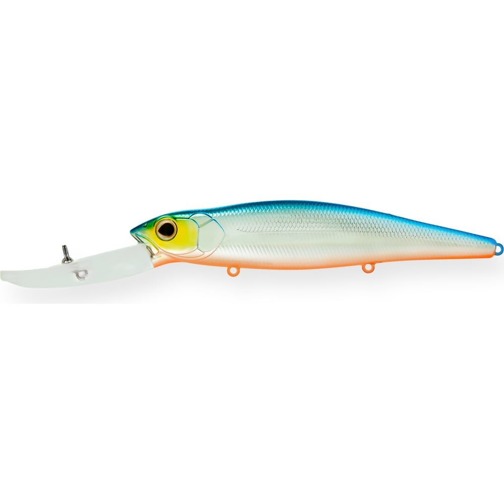 Воблер strike pro deep воблер strike pro jer-o minnow 130 цвет: 626e blue silver ob eg-054f#626e