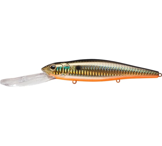 Воблер Strike Pro Deep Воблер Strike Pro Jer-O Minnow 130 цвет: 613-713 Black Back Smoked OB EG-054F#613-713