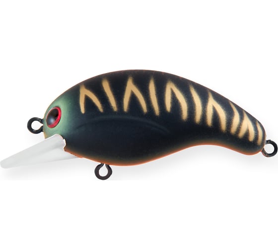 Воблер Strike Pro Dworf Wobbler 50 цвет: A208S Black Mat Tiger EG-751F#A208S